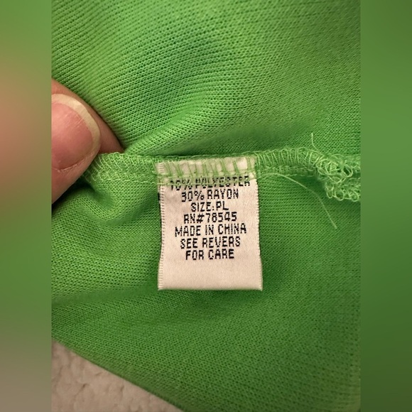 Fashion Classic Petite Women’s Short Sleeve Green Top size PL - Picture 8 of 8